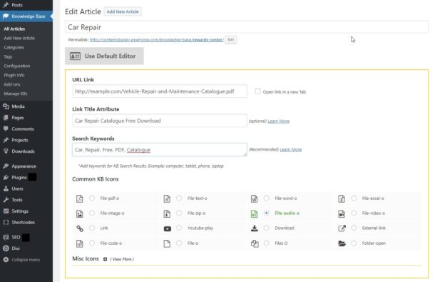 Overview - Echo Knowledge Base