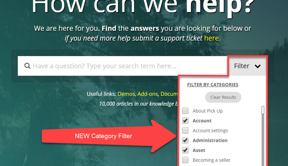 Advanced Search Now With Category Filters