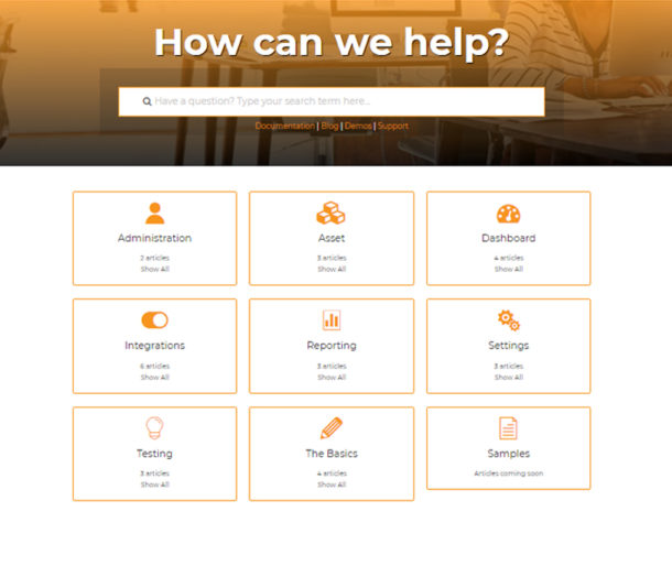 Grid Layout - Echo Knowledge Base