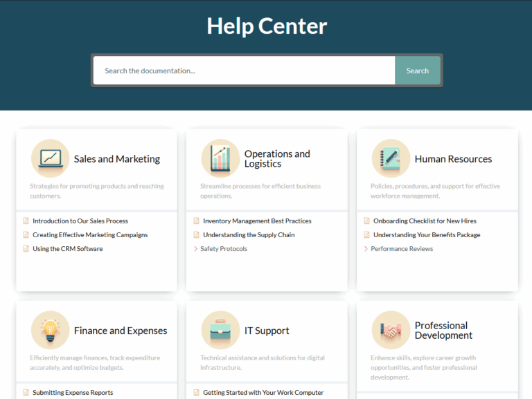 Demos - Echo Knowledge Base