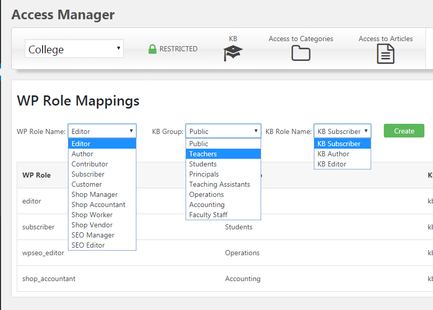 KB Custom Roles Role Mapping - KB Custom Roles Role Mapping