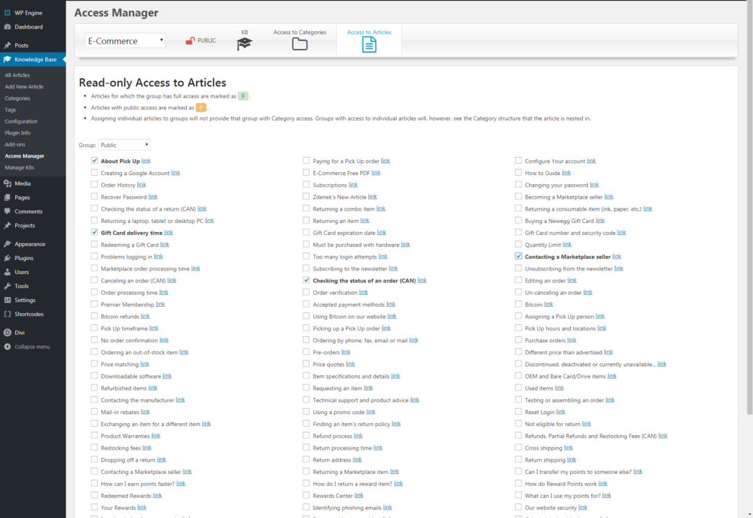 Access Manager - Echo Knowledge Base