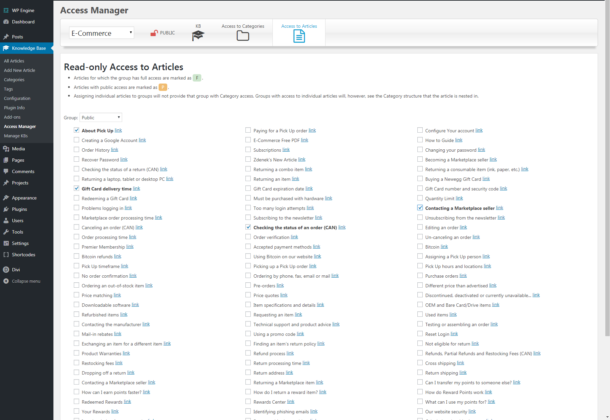 Access Manager - Echo Knowledge Base