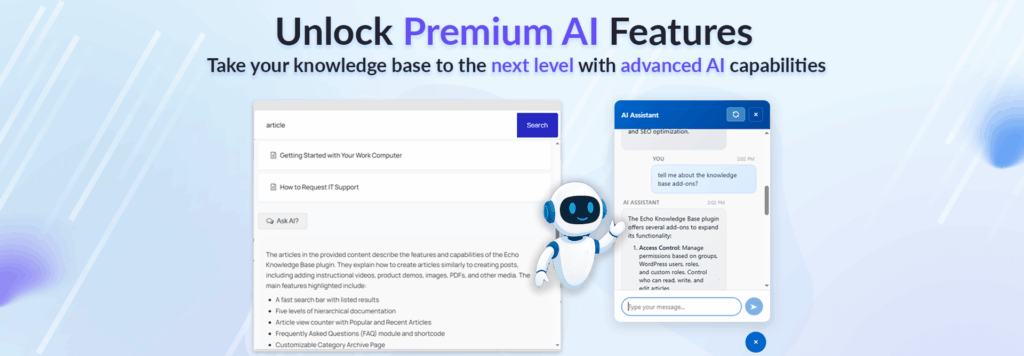 AI Features - Echo Knowledge Base